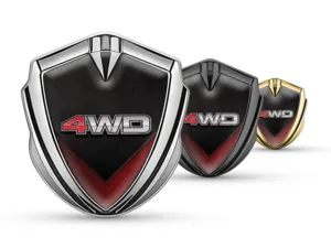 Metal Domed Emblem Minimal Style Universal Size